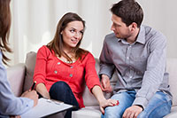 Picture of couple attending counselling services